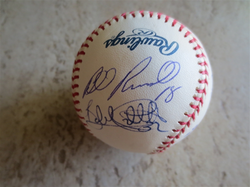 Autographed 1981 Los Angeles Dodgers Signed Baseball with 8 signatures including Lasorda and Garvey