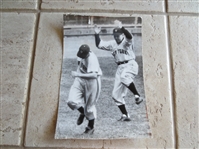 1951 World Series Leo Durocher/Al Dark Type 1 Photo  Giants vs. Yankees 11.5" x 8" WOW!