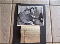 1947 Babe Ruth Type 1 Associated Press Photo---signing contract  NEAT!
