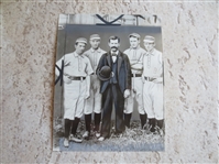 1934 Type 2 (?) Baseball Magazine Photo picturing Willie Keeler, Hughie Jennings and John McGraw