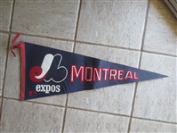 1969 Montreal Expos First Year Baseball Pennant 34"