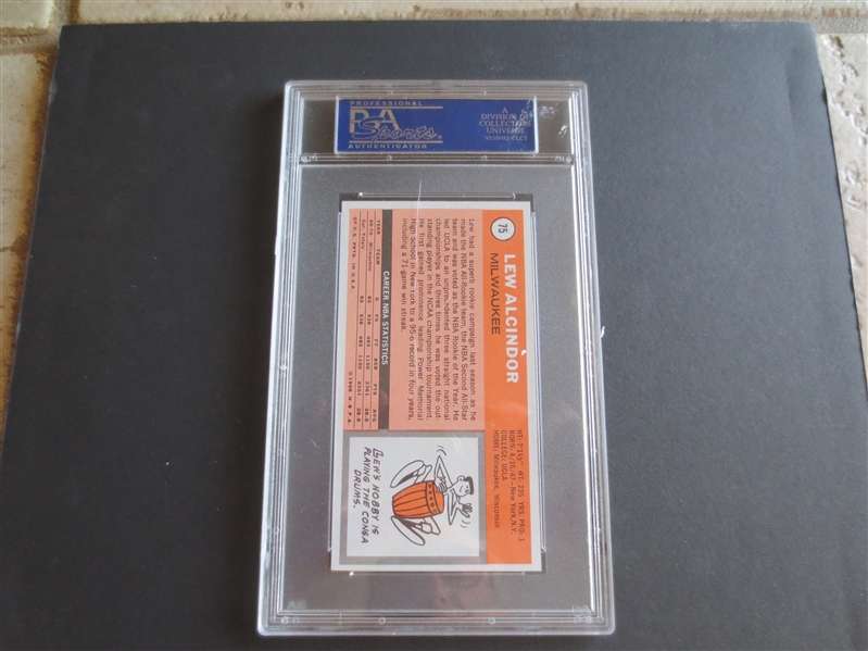 1970-71 Topps Lew Alcindor PSA 6.5 Ex-Mt+ Basketball Card #75