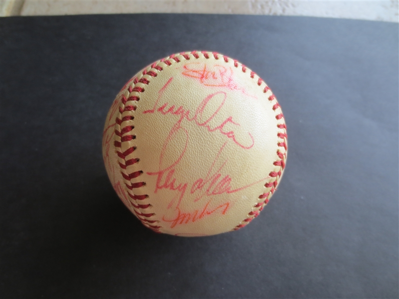 Autographed 1975 Chicago White Sox Baseball with 22 signatures