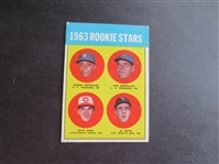 1963 Topps Pete Rose Rookie Baseball Card #537 in affordable condition
