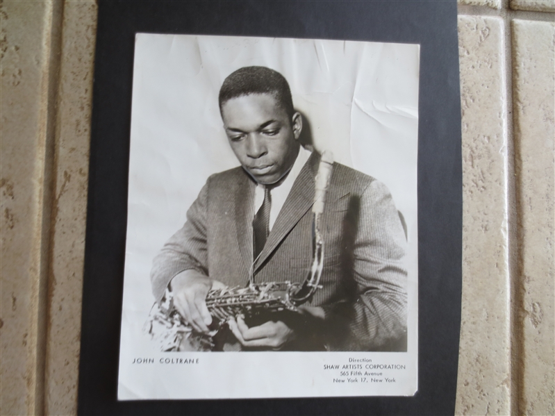1964 John Coltrane Jazz Great Type 1 Photo