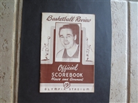 1946-47 Chicago Stags at Detroit Falcons BAA Basketball Program Pre-NBA Very RARE!