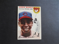 1954 Topps Ernie Banks Rookie Baseball Card in Beautiful Shape #94!