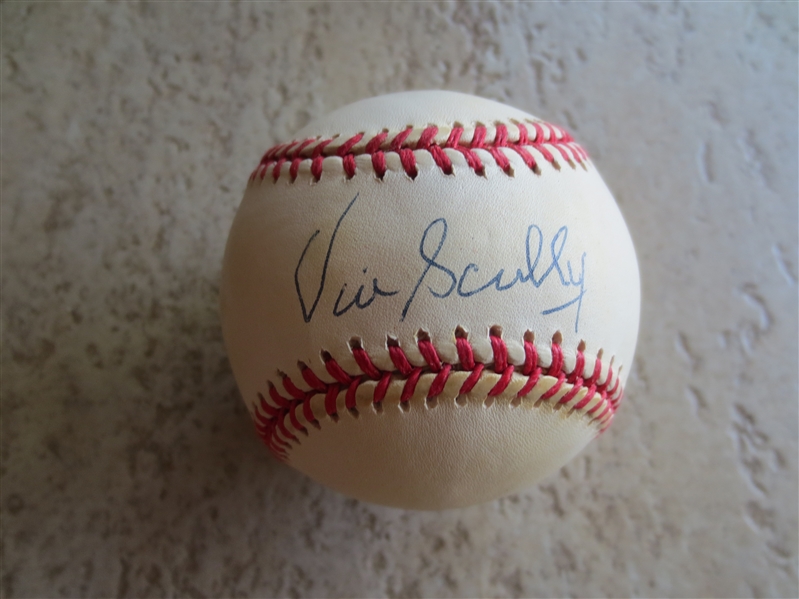 Autographed Vin Scully Single Signed Rawlings Official NL Baseball 