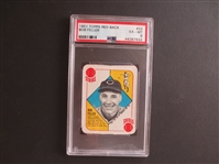 1951 Topps Red Back Bob Feller PSA 6 ex-mt baseball card #22