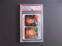 Autographed Johnny Bench and Dick Allen 1973 Topps RBI Leaders baseball card with both autographs PSA/DNA Certified!