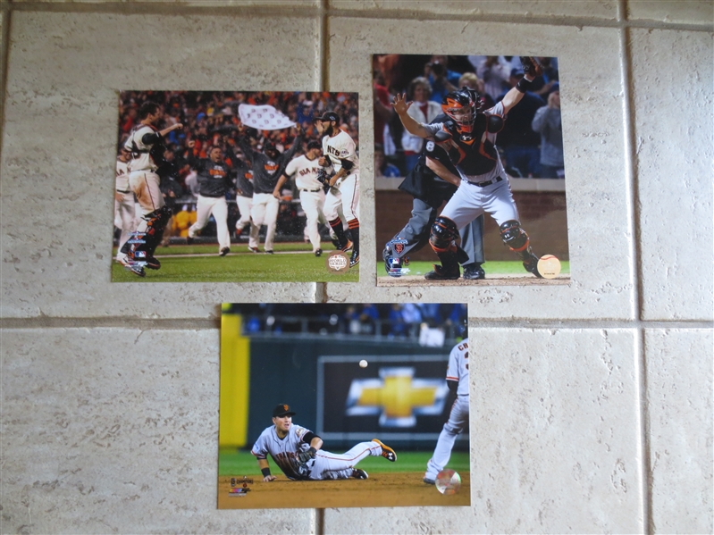 (4) different 2014 (?) World Series Color 8 x 10 Photos
