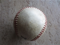 Autographed Joe DiMaggio baseball---personalized and light
