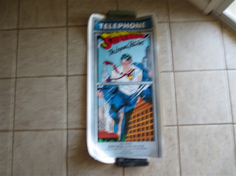 1988 Superman The Legend Returns DC Comics Double-sided Poster in its original tube!  Measures 3 x 1.5