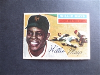 1956 Topps Willie Mays Baseball Card in Beautiful Condition #130