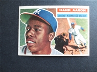 1956 Topps Hank Aaron Baseball Card in Beautiful Condition #31