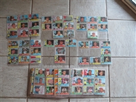 Approximately (500) 1960 Topps Baseball Cards with NO HALL OF FAMERS or HIGH #s