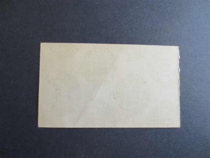 1945 WWII Service Teams Football Game Ticket  El Toro Flying Marines vs. Fleet City Blue Jackets