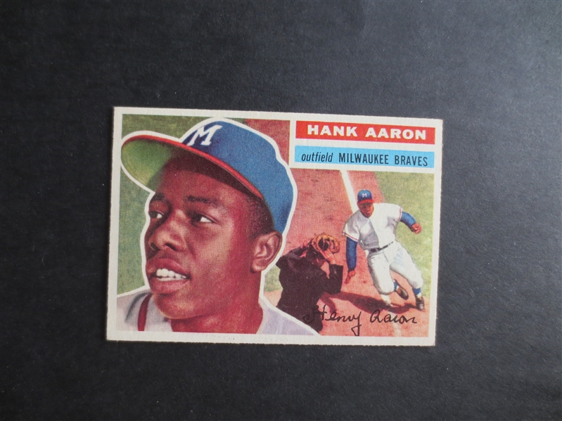 1956 Topps Hank Aaron #31 in Beautiful Condition WOW!