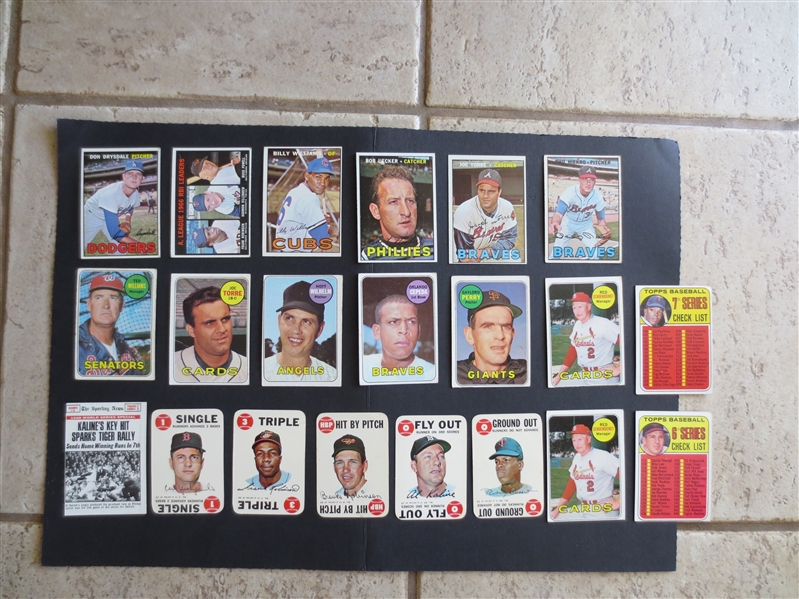 (1000) 1960's Topps Baseball Cards with Superstars and Duplication!