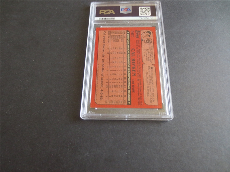 1982 Topps Traded Cal Ripken Jr. PSA 10 GEM MT Baseball Card #98T  WOW!