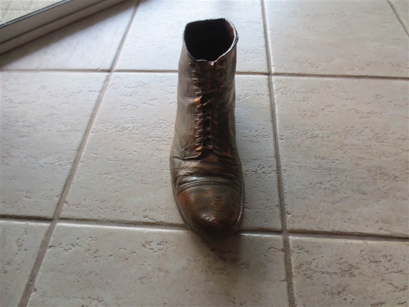 1910 Original Great White Hope Photo/Poster and Jack Johnson Bronzed Shoe---James Jeffries vs. Jack Johnson  WOW!