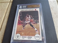 1985 Bulls Interlake Michael Jordan Beckett 9.5 GEM MINT Basketball Card #1---Highest Grade Beckett Will Give!
