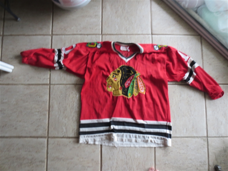 1960's Chicago Black Hawks Hockey Jersey---probably not a gamer #10---still looks neat!