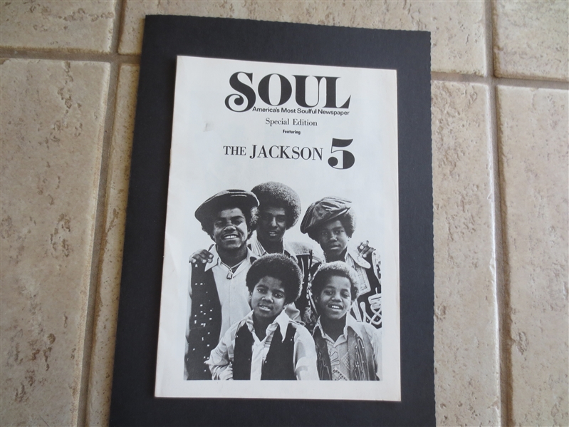 1960's Soul Magazine Special Edition Featuring The Jackson 5