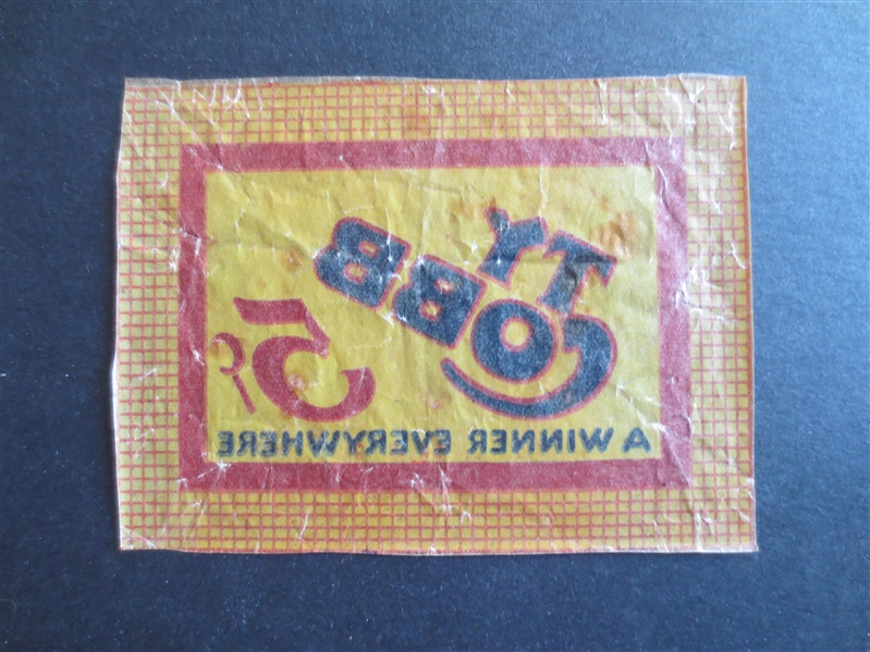 1920's-30's Ty Cobb Candy Wrapper 5c  Unusual!