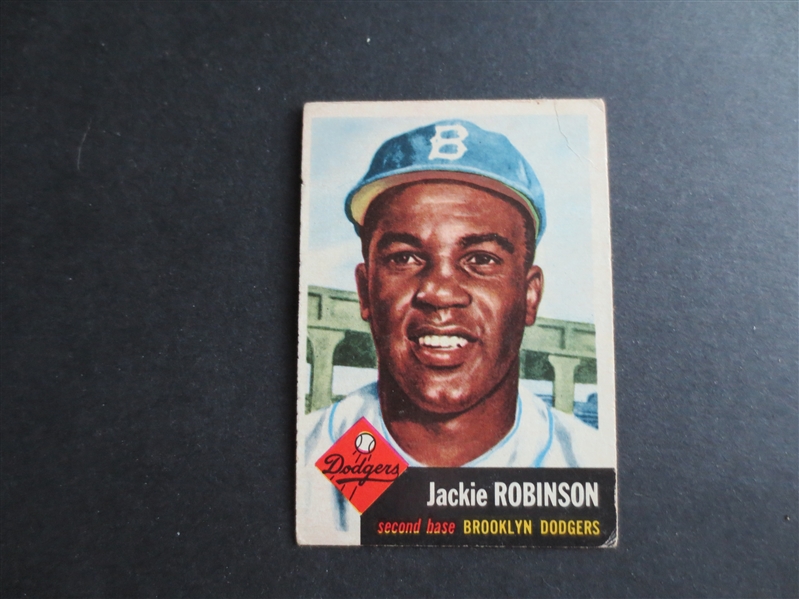 1953 Topps Jackie Robinson #1 in Affordable Conditiion