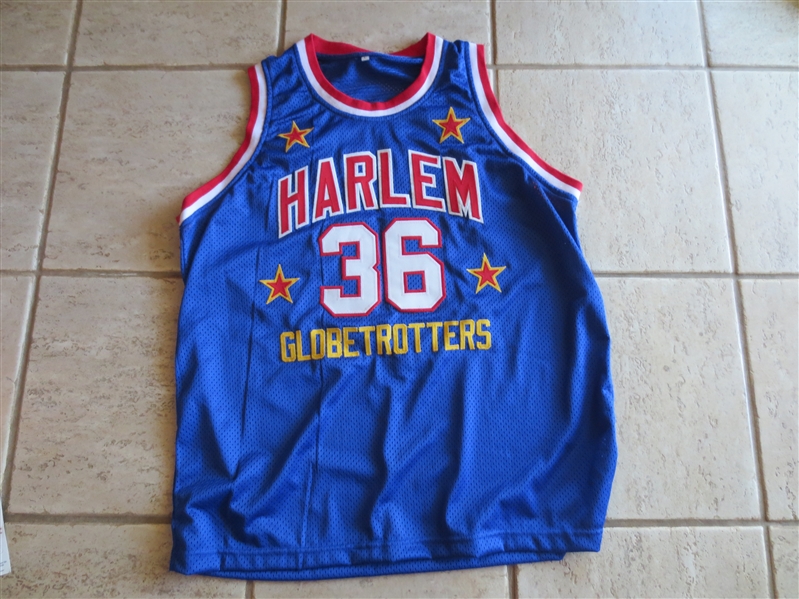 Autographed Meadowlark Lemon Harlem Globetrotters Signed Jersey Hall of Fame with Authentification from JSA