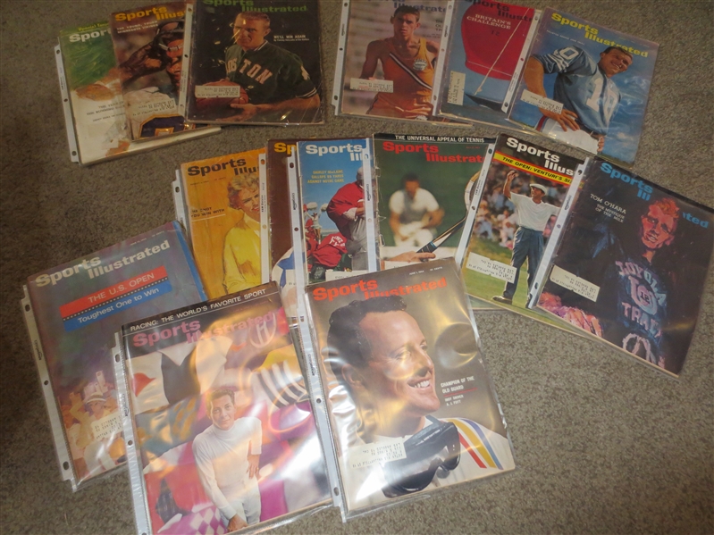 (24) different Issues of Sports Illustrated from 1964