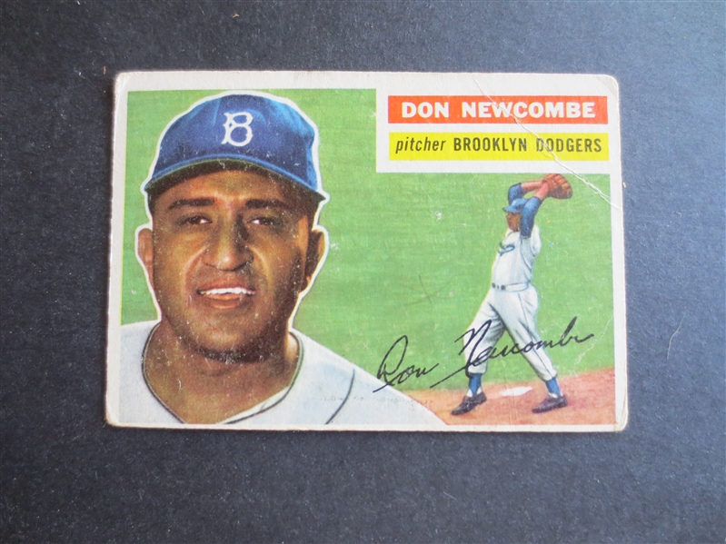 1956 Topps Don Newcombe Brooklyn Dodgers Baseball Card #235