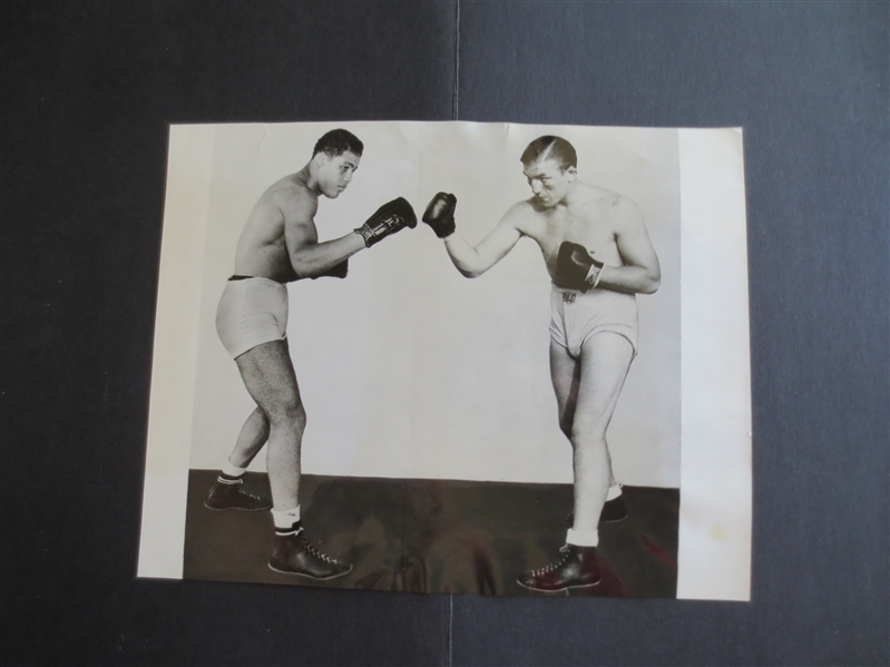 1937 Joe Louis Heavyweight Champion Type 1 Caption Back International News Photo 