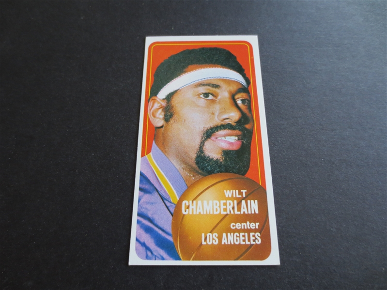 1970-71 Topps Wilt Chamberlain Basketball Card #50 in Great Shape!