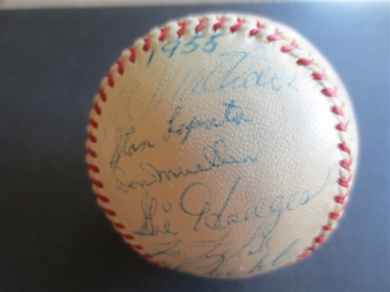 Autographed 1955 All Star Game Baseball with 30 Signatures!    WOW!                                7