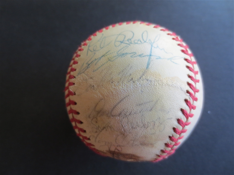 1970's Minnesota Twins Autographed Baseball #4 with 33 signatures including Lyman Bostock and Larry Hisle