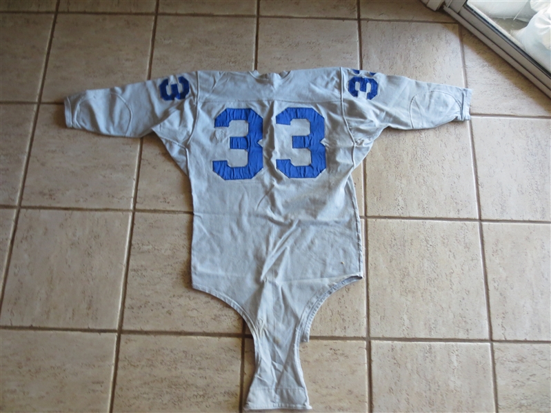 1960's-70's Baltimore Colts (?) Game Worn Football Jersey by Spanjian #33