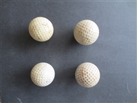 (4) 1920s-30s Golf Balls