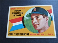 1960 Topps Carl Yastrzemski Rookie Baseball Card #148 in Great Shape!                  RC