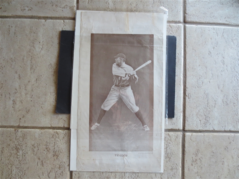 1913 M113 Ty Cobb Baseball Magazine Large Premium Insert  19 x 10 WOW!