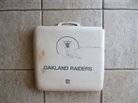 1960s-70s (?) Oakland Raiders Football Seat Cushion