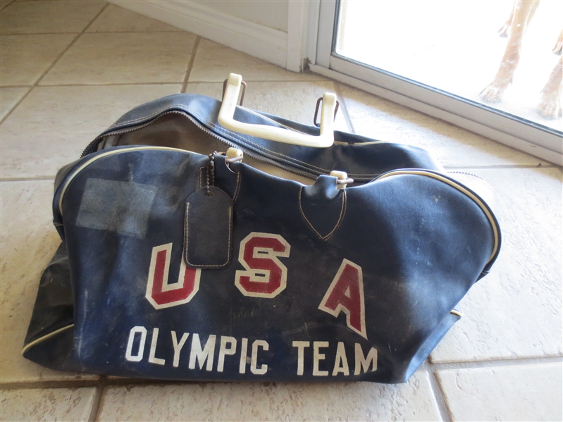 1968 USA Olympic Team Official Player Carry Bag---unknown player   RARE!