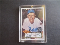 2001 Topps Archive Reserve Andy Pafko Certified Autograph 1952 Issue