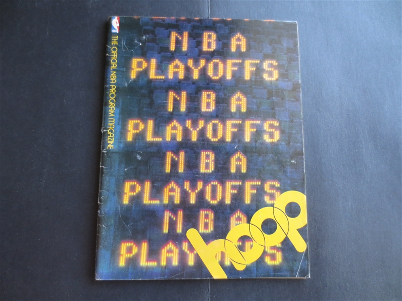 1980 NBA Championship Finals Program Philadelphia 76ers at Los Angeles Lakers  Magic Johnson  Dr. J