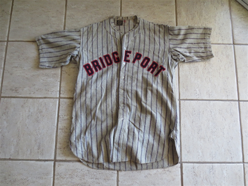 1925-30 Bridgeport Eastern League New York Giants Game Worn Used Baseball Jersey