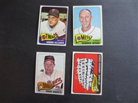 (3) 1965 Topps Hall of Famer Baseball Cards in Beautiful Condition Plus Yankees Team in affordable condition!