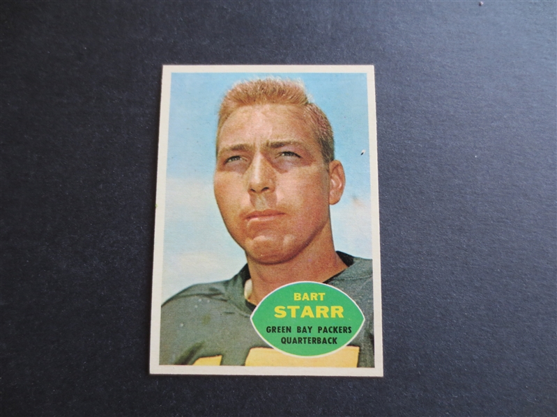 1960 Topps Bart Starr Football Card in Beautiful Condition!  #51