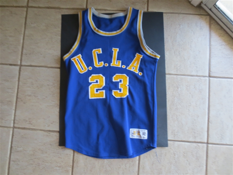 Circa 1970 UCLA Game Worn (?) Basketball Jersey #23 Russell Athletic Size 40