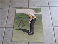 Autographed Arnold Palmer 20" x 16" Color Golf Photo